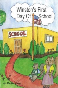 Book Cover for Winston's First Day of School by Nathan Chips