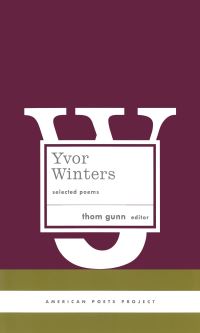 Book Cover for Selected Poems by Yvor Winters, Thom Gunn