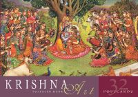 Book Cover for Krishna Art Postcard Book by BG Sharma