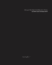 Book Cover for Meaning Is What Hides the Instability of One's Position by Andrea Geyer, Katya Sander