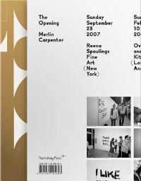 Book Cover for The Opening by Merlin Carpenter