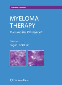 Book Cover for Myeloma Therapy by Sagar Lonial