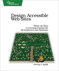 Book Cover for Design Accessible Web Sites by Jeremy Sydik