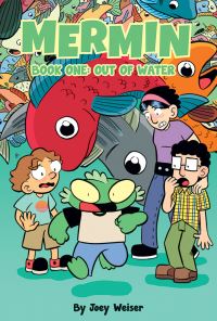 Book Cover for Mermin. Book One Out of Water by Joey Weiser