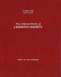 Book Cover for The Collected Works of J.Krishnamurti - Volume VIII 1953-1955 by J Krishnamurti