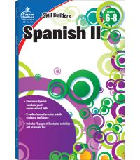 Book Cover for Spanish II, Grades 6 - 8 (Skill Builders), Grades 6 - 8 by Carson Dellosa Education