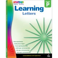 Book Cover for Learning Letters, Grade PK by Spectrum