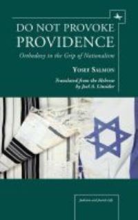 Book Cover for Do Not Provoke Providence by Yosef Salmon