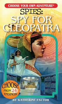 Book Cover for Spies. Spy for Cleopatra by Katherine Factor