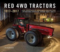 Book Cover for Red 4WD Tractors 1957-2017 by Lee Klancher