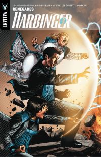 Book Cover for Harbinger. Renegades by Josh Dysart
