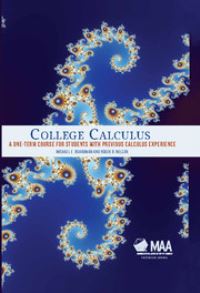 Book Cover for College Calculus by Michael E Boardman, Roger B Nelsen, Mathematical Association of America