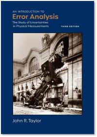 Book Cover for An Introduction to Error Analysis by John R Taylor