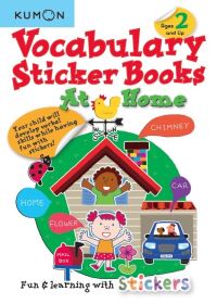 Book Cover for Kumon Vocabulary Sticker Books At Home by Kumon