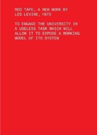 Book Cover for Red Tape by Felicity Dale Elliston Scott, Mark Wasiuta, Arthur Ross Architecture Gallery, Columbia Books on Architecture and the City Imprint