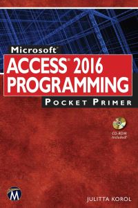 Book Cover for Microsoft Access 2016 Programming by Julitta Korol