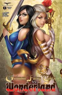 Book Cover for Grimm Fairy Tales Vs. Wonderland by Troy Brownfield