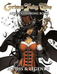 Book Cover for Grimm Fairy Tales Adult Coloring Book Myths & Legends by Zenescope