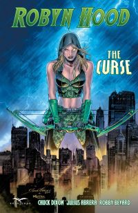 Book Cover for Robyn Hood. The Curse by Chuck Dixon