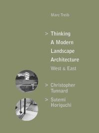 Book Cover for Thinking a Modern Landscape Architecture West & East by Marc Treib