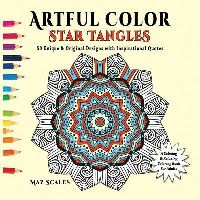 Book Cover for Artful Color Star Tangles by Maz Scales