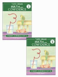 Book Cover for Third Grade Math With Confidence Student Workbook Bundle by Kate Snow