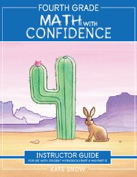 Book Cover for Fourth Grade Math With Confidence Instructor Guide by Kate Snow