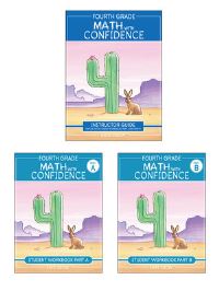 Book Cover for Fourth Grade Math With Confidence Complete Bundle by Kate Snow, Shane Klink
