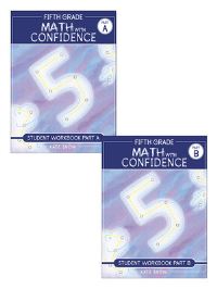 Book Cover for Fifth Grade Math With Confidence Student Workbook Bundle by Kate Snow