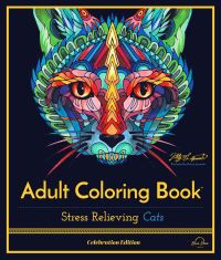 Book Cover for Stress Relieving Cats by Katy Lipscomb,   Blue Star Press