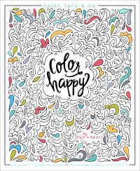 Book Cover for Color Happy by Pen + Paint,   Paige Tate  Co