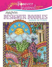 Book Cover for Forever Inspired Coloring Book by Angela Porter