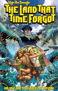 Book Cover for The Land That Time Forgot. Volume 1 Prisoners of Caspak by Mike Wolfer, Edgar Rice Burroughs