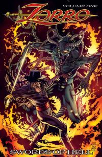 Book Cover for Zorro. Swords of Hell by David Avallone, Johnston McCulley