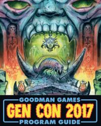 Book Cover for Gen Con 2017 Program Guide by Joseph Goodman