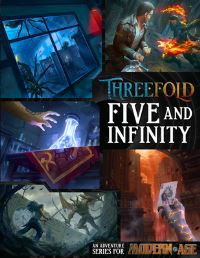 Book Cover for Five & Infinity by David Brookshaw, Meghan Fitzgerald, Crystal Fraiser, Jesse Heinig, Steve Kenson, Neall Raemonn Price, Ron Rummell, Malcolm Sheppard