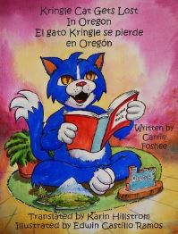 Book Cover for Kringle Cat Gets Lost in Oregon by Carrie Foshee