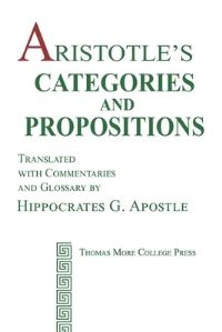 Book Cover for Aristotle's Categories and Propositions by Aristotle
