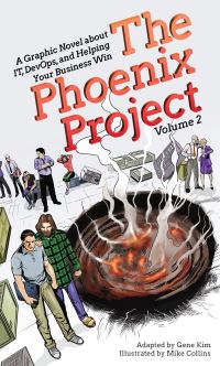 Book Cover for The Phoenix Project by Gene Kim, Mike Collins