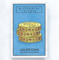 Book Cover for Millennial Loteria: Las Bitcoins by illustrated by Gerardo Guillén, Mike Alfaro