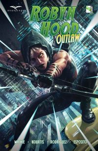 Book Cover for Robyn Hood. Outlaw by Howard Mackie