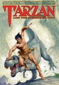 Book Cover for Tarzan and the Forbidden City by Edgar Rice Burroughs