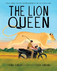 Book Cover for The Lion Queen by Rina Singh