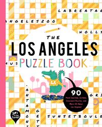 Book Cover for The Los Angeles Puzzle Book by Bushel  Peck Books