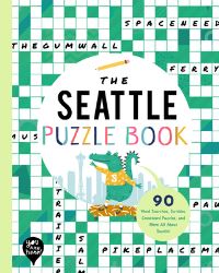 Book Cover for The Seattle Puzzle Book by Bushel  Peck Books