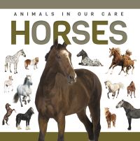 Book Cover for Horses. Hardcover by Alex Hall