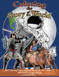 Book Cover for Coloring the Story of the World by Susan Wise Bauer, Justin Moore