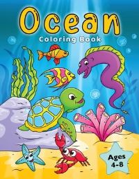 Book Cover for Ocean Coloring Book by Golden Age Press