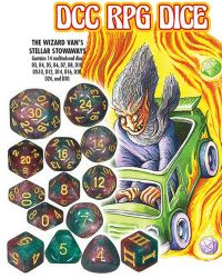 Book Cover for DCC Dice - The Wizard Van's Stellar Stowaways by Harley Stroh