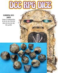 Book Cover for DCC RPG Dice Set Elemental Dice by Harley Stroh